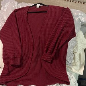 HEIMISH USA Deep Red Cardigan